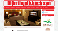 Desktop Screenshot of dienthoaikhachsan.com