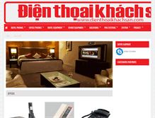 Tablet Screenshot of dienthoaikhachsan.com